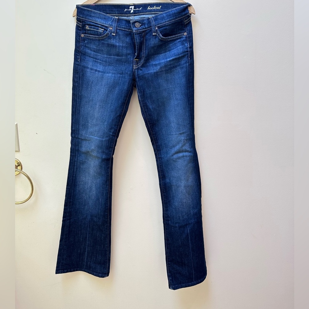 7 For All Mankind Jeans Womens Boot Stretch Jeans 27 Style #AU07542A